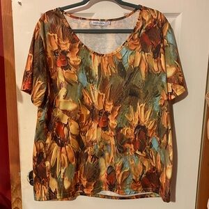 Painted Sunflower Top